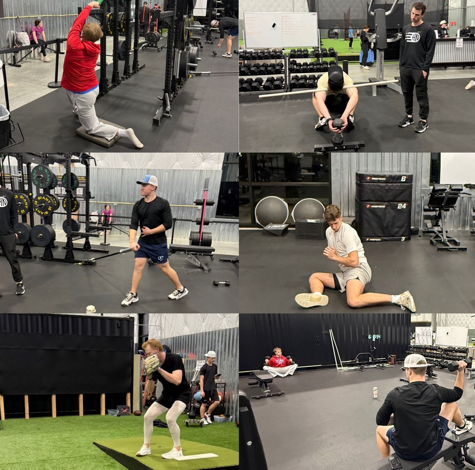 HumNow athletes training in the 360 Development program
